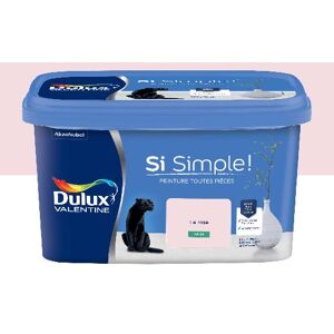 Dulux Valentine Si Simple! - Peinture toutes pieces - Satin Le Rose - 2,5L