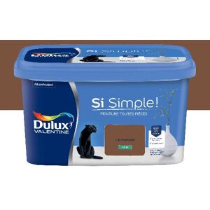 Dulux Valentine Si Simple! - Peinture toutes pieces - Satin Le Chocolat - 2,5L