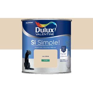 Dulux Valentine Si Simple! - Peinture toutes pieces - Satin Le Creme - 0,5L