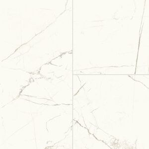Sol Lino Tendance - Imitation carrelage en marbre blanc