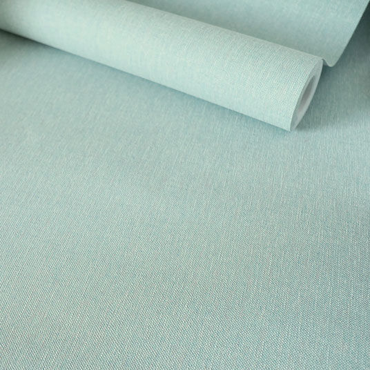 Papier peint vinyle sur intissé - Intemporel - Texture grainée bleu gris - Rouleau(x)