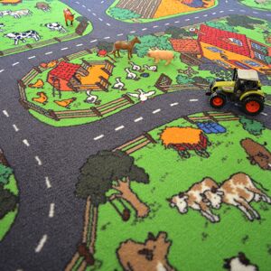 Tapis sur mesure Jeu enfant Circuit voiture - Campagne