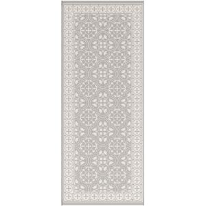 80x200 Tapis de couloir ou balcon interieur exterieur - Liberty - Gris