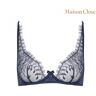 Maison Close Soutien-Gorge Balconnet Villa Satine Bleu - Taille : 85B