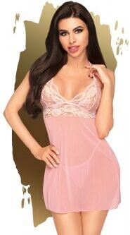 Penthouse Lingerie Nuisette Bedtime Story Rose - Taille : L/XL