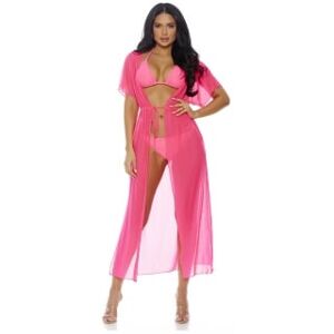 Forplay Bikini 2 Pieces et Kimono San Andres Rose - Taille : L - 40