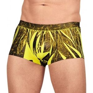 Svenjoyment Boxer Motifs Flammes Noir et Jaune - Taille : M - 38