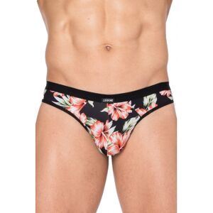 Look Me Tanga imprime floral New Look noir - Taille : S