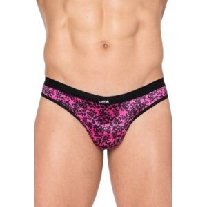 Look Me Tanga imprime fleurs New Look rose et noir - Taille : L