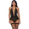 Forplay Body Sheer Intentions Noir - Taille : XL - 42