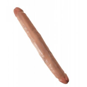 Pipedream Double Dong Slim Double Dildo King Cock - Couleur : Beige