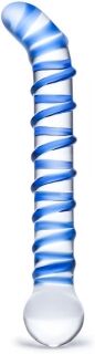 Gläs Dildo en Verre Point G Mr. Swirly