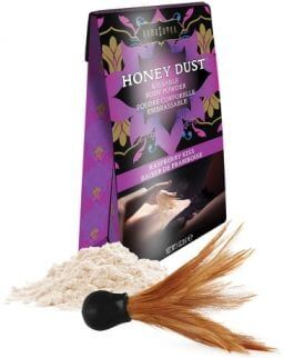 Kama Sutra Poudre Corporelle Embrassable Honey Dust Baiser de Framboise 28 g