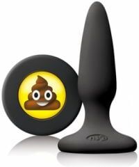 NSNovelties Plug Anal Mojis SHT Small - Couleur : Noir