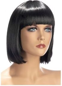 WORLD WIGS Perruque Carré Frange Sophie Brune