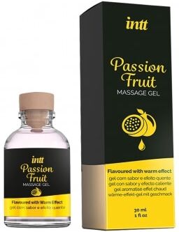 intt Gel de Massage Embrassable Chauffant Fruit de la Passion 30 ml