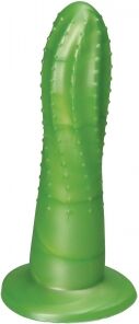 Ylva et Dite Dildo Ventouse Prickly - Couleur : Vert