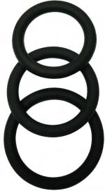 Malesation Kit de 3 Cockrings Silicone