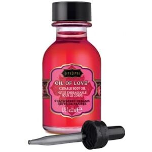 Kama Sutra Huile Embrassable Chauffante Oil Of Love 22 ml - Parfum : Fraise