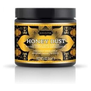 Kama Sutra Poudre Corporelle Embrassable Honey Dust Ananas et Noix de Coco 170 g