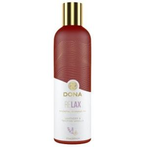 DONA by JO Huile de Massage Essentielle RElax Lavande et Vanille de Tahiti 120 ml