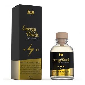 intt Gel de Massage Embrassable Chauffant Energy Drink 30 ml