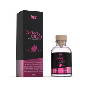 intt Gel de Massage Embrassable Chauffant Cotton Candy 30 ml