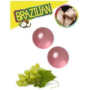 Secret Play Boules de Massage Aromatisees Brazilian Balls x2 - Parfum : Raisin