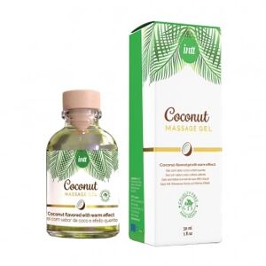intt Gel de Massage Embrassable Chauffant Noix de Coco 30 ml