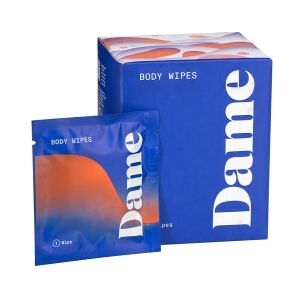 Dame Products Lingettes Intimes Aloe Vera Body Wipes Pack de 15