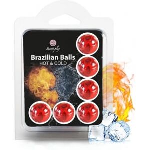 Secret Play Boules de Massage Effet Chaud-Froid Brazilian Balls x6