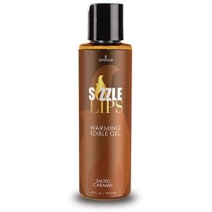 Sensuva Gel de Massage Chauffant Sizzle Lips Caramel Sale 125 ml