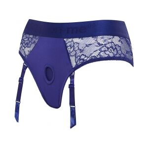 Strap-on-Me Harnais Lingerie Diva Bleu - Taille : XL