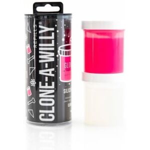 Clone A Willy Recharge Silicone Phosphorescent pour Clone-A-Willy 226 g - Couleur : Rose