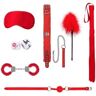 Ouch! Kit Introduction au Bondage N°6 - Couleur : Rouge