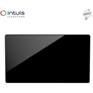 Radiateur À Inertie Campaver Nativ Horizontal 1000w Finition Noir Astrakan - Intuis Signature K161123