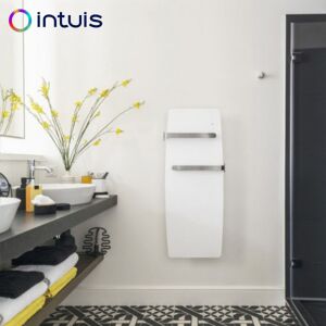 Seche-Serviettes Électrique Soufflant Chaleur Douce Etic Bains 1500w (700w+800w) - Intuis Nek2455seec