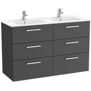 ROCA Victoria Unik 3 Tiroirs 1200mm Gris Anthracite - Roca A851601153