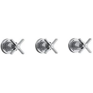 Douche Cross Road Encastre Melangeur 2 Sorties Chrome Robinetterie Cross Road - Cristina Ondyna Cr11451