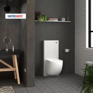 Cuvette Suspendue Avec Broyeur Integre, Chassis Et Habillage - Watermatic W40sp Silence Box