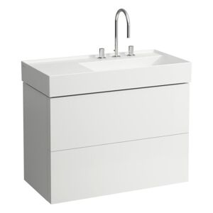 Kartell Lavabo 90 P1tr Plage A Gauche Edws - Laufen H8103397571111