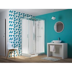 Cabine De Douche Eden 2 Coulissant 120x90 Receveur Bas - Kinedo Ca838