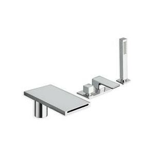 Bain Douche Quadri S Sur Gorge Avec Douchette Chrome - Cristina Ondyna Qs18151