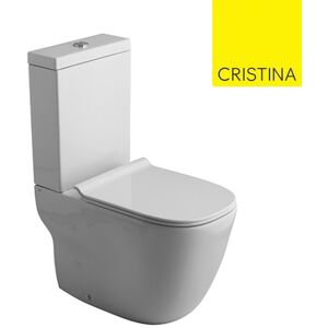 Bloc Wc Monobloc Wild Btw Avec Reservoir Et Abattant White - Cristina Ondyna Wwl3013