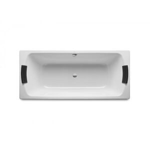 Baignoire Acier Émaillee Avec Fond Antiderapant 1800x800 Blanc Lun - Roca A221270000