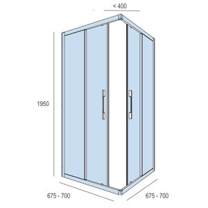 SALGAR Mp.Clear Carré 675-700x1950 - Salgar 16724