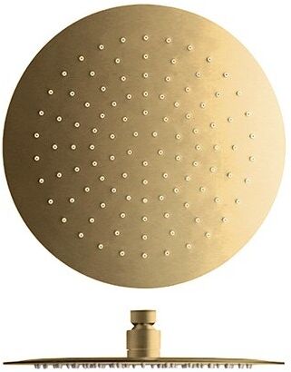 Pomme De Douche Sandwich Inox Ronde Or Brosse Robinetterie Hydrotherapie - Cristina Ondyna Pd95396p