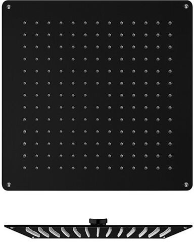 Pomme De Douche Sandwich Plafond Carrée Blackmat - Cristina Ondyna Pd36313