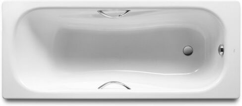 Princess-N Baignoire 1700x700 Avec Pieds Et Poignees Blanc - Roca A220970001