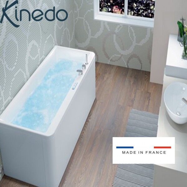Baignoire Balnéo Samba 170x70 Cm Tête À Gauche Air Hotel - Kinedo Bsli170bgbah1